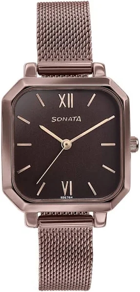 Sonata Women's Modern Essentials Quartz Analog Strap Watch